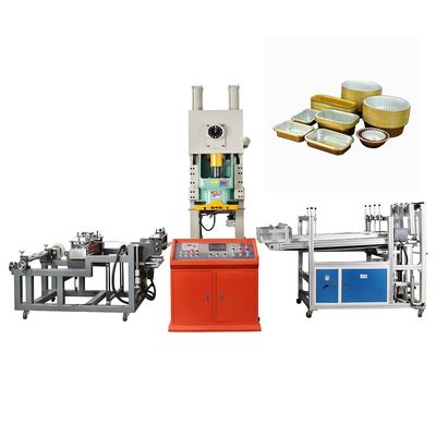 40-80pcs/min Ταχύτητα αυτόματη συσκευή κατασκευής περιέκτη χαρτιού αλουμινίου με προσαρμοσμένο καλούπι