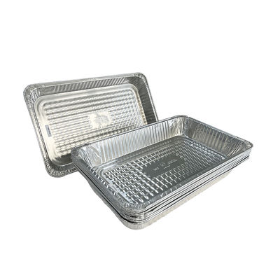 Περιβαλλοντικά φιλικό 525x325mm Αλουμινίου Φόλιο BBQ Grill Pan για εξωτερική μαγειρική