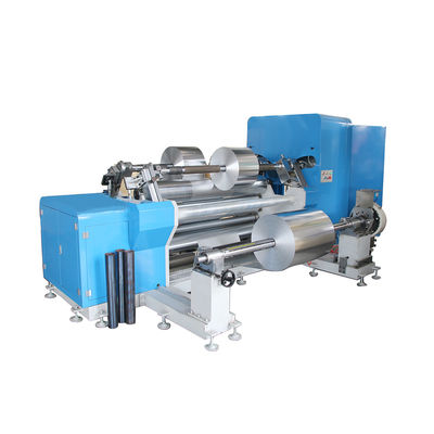 Μηχανή επανασυσκευής 1650mm Aluminium Foil Roll Slitter για συσκευασία περιτυλίγματος
