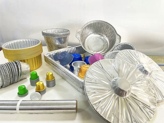 Προσαρμόστε το μέγιστο διάμετρο του δοχείου από φύλλο αλουμινίου για μεταφορά τροφίμων