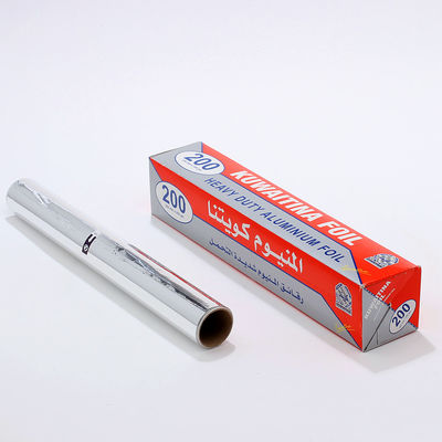 Προσαρμοσμένο πάχος Τροφίμων Αλουμινίου Φόιλου Τυποποιημένο χαρτί ψήσιμο για συσκευασία κουζίνας