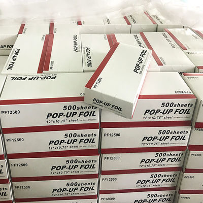 12μm 9inch 10.75inch Εμφασμένα φύλλα χαρτιάς χαρτιάς χαρτιάς αλουμινίου φύλλα pop up φύλλα