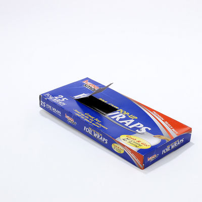 Προσαρμοσμένο πλάτος 8011 Alloy Hairdressing Aluminum Pop Up Foil Sheet για τυλίγμα σοκολάτας