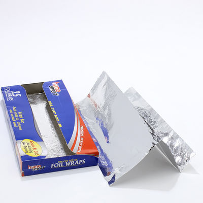 Προσαρμοσμένο πλάτος 8011 Alloy Hairdressing Aluminum Pop Up Foil Sheet για τυλίγμα σοκολάτας