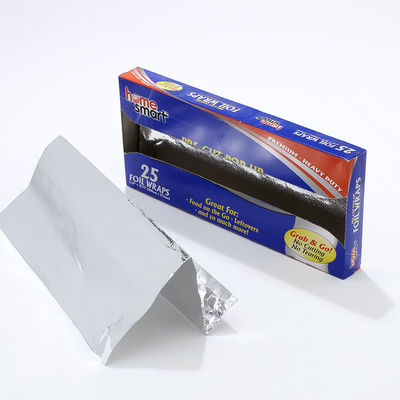 Προσαρμοσμένο πλάτος 8011 Alloy Hairdressing Aluminum Pop Up Foil Sheet για τυλίγμα σοκολάτας