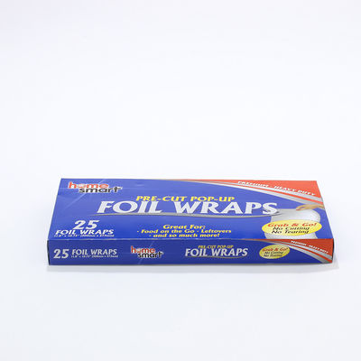Προσαρμοσμένο πλάτος 8011 Alloy Hairdressing Aluminum Pop Up Foil Sheet για τυλίγμα σοκολάτας