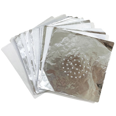 Προσαρμοσμένο 12cm Wide Hookah Silver Pre Cut Foil Sheet Paper Αλουμινίου Χάλυβα Χάλυβα για Hookah