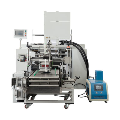 5.5kw End Electric Driven Film Slitting Rewinding Machine για εκτύπωση χαρτιού αλουμινίου