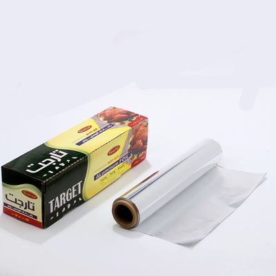 300mm Heavy Duty 8011 Εμφυτερόχρωμη κουζίνα Ασημένιο χαρτί αλουμινίου ρολό για τυλίγμα