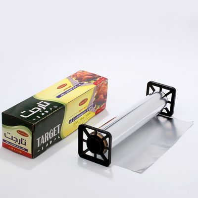 300mm Heavy Duty 8011 Εμφυτερόχρωμη κουζίνα Ασημένιο χαρτί αλουμινίου ρολό για τυλίγμα