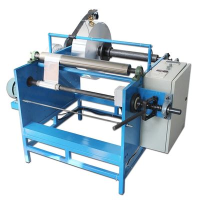 350 KG τάση 380V συσκευασία τροφίμων χειροκίνητο αλουμινένιο φύλλο Jumbo Roll Rewinding Machine