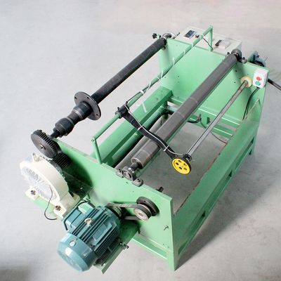 350 KG τάση 380V συσκευασία τροφίμων χειροκίνητο αλουμινένιο φύλλο Jumbo Roll Rewinding Machine
