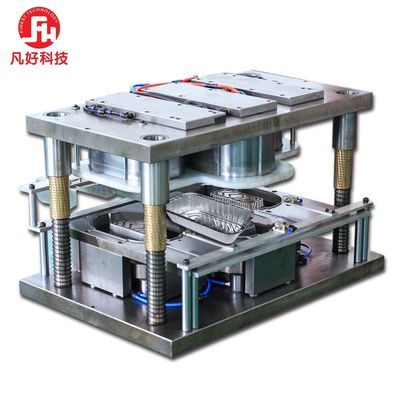 80-160pcs/min 2κάθαρτες αυτόματη πλάκα αλουμινίου τροφίμων δίσκο πιάτο δοχείο κατασκευής μηχανή