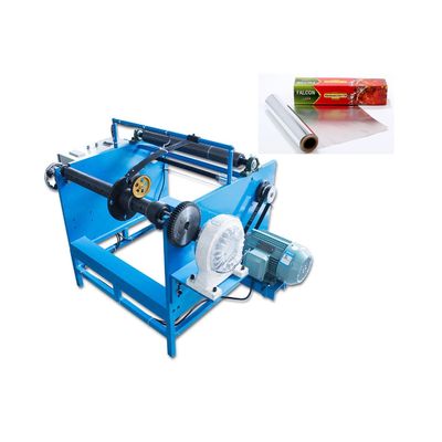 100-500mm πλάτος 380V 5m/sec Ένα άξονα αλουμινίου φύλλο/φίλμ/πετσέτα ψήσιμο