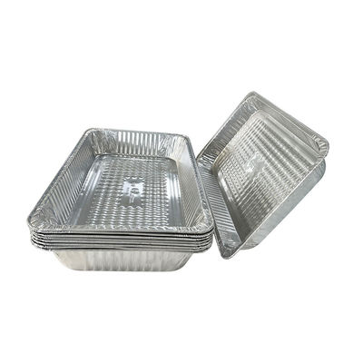 Περιβαλλοντικά φιλικό 525x325mm Αλουμινίου Φόλιο BBQ Grill Pan για εξωτερική μαγειρική