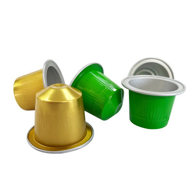 Αλουμινένιο φύλλο Nespresso συμβατή άδεια κάψουλα για βιώσιμη κατανάλωση καφέ