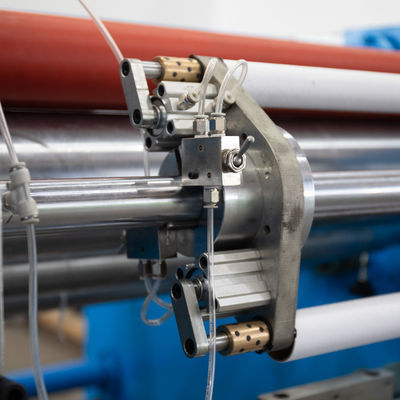 Τροφίμων συσκευασία ημιαυτόματο διπλό σταθμό Cling ταινία χαρτί ψήσιμο χαρτί αλουμινίου φύλλο ρόλο μηχανή επανέκλισης