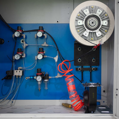 Τροφίμων συσκευασία ημιαυτόματο διπλό σταθμό Cling ταινία χαρτί ψήσιμο χαρτί αλουμινίου φύλλο ρόλο μηχανή επανέκλισης