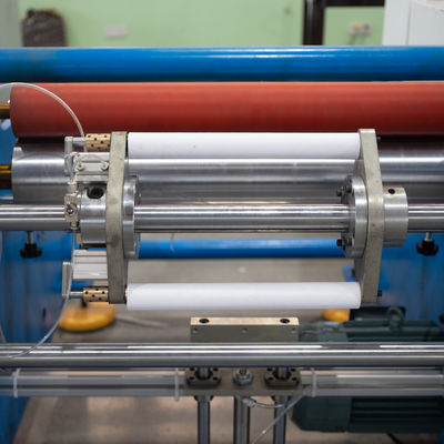 Τροφίμων συσκευασία ημιαυτόματο διπλό σταθμό Cling ταινία χαρτί ψήσιμο χαρτί αλουμινίου φύλλο ρόλο μηχανή επανέκλισης