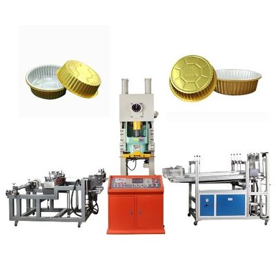 2500mm*1300mm*1600mm Αλουμινίου Foil Bowl Baking Tray Press Machine για εύκολη παραγωγή
